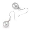 Freshwater Silver Pearl Silver Drop Earrings