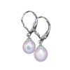 French Clip Freshwater Pearl Earrings – Lilac